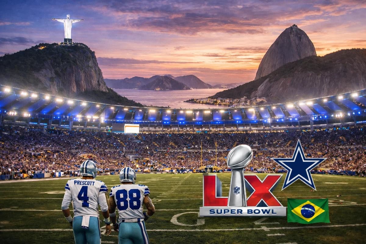 NFL no Brasil avança com Dallas Cowboys no Maracanã enquanto o Super Bowl amplia o alcance cultural latino