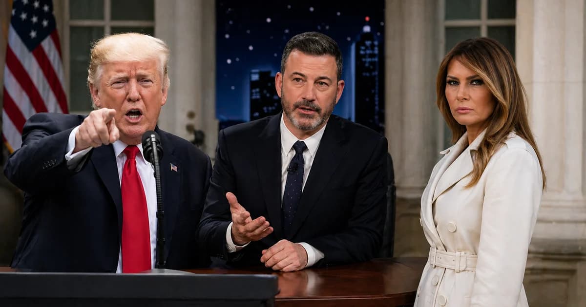 Trump pressiona ABC por demissão de Jimmy Kimmel após piada sobre Melania