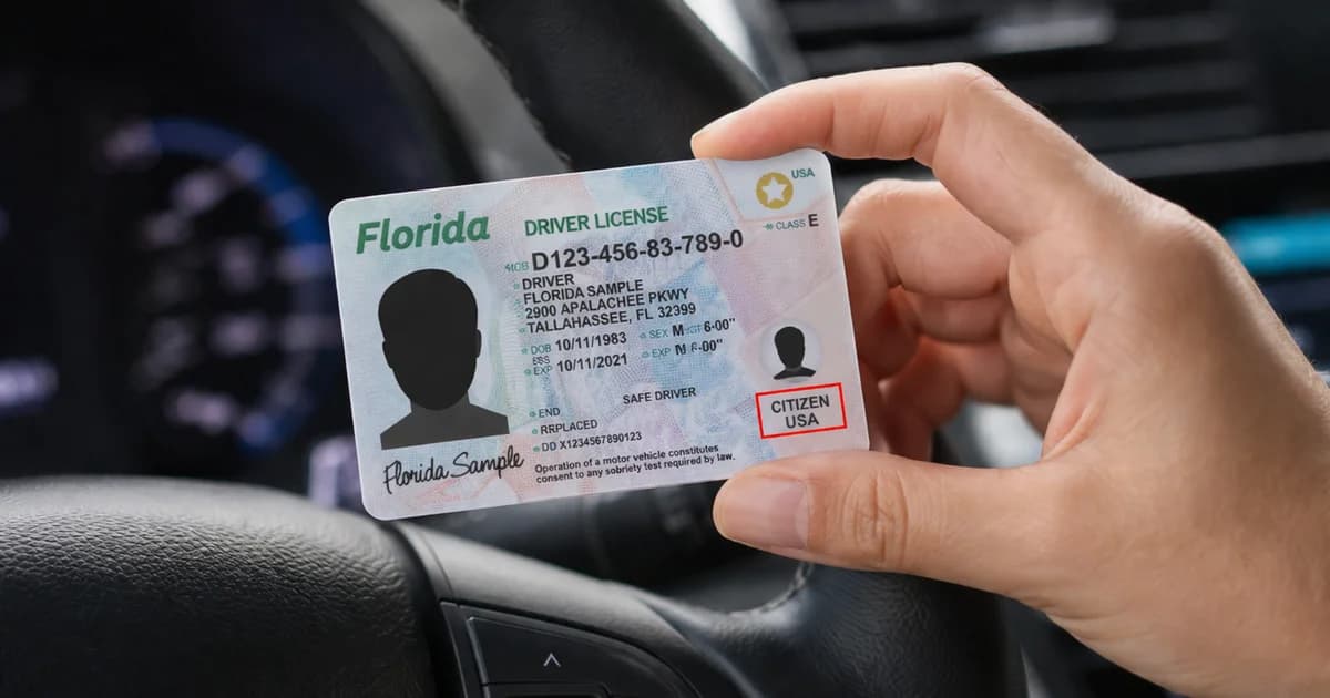 Flórida passa a marcar cidadania na carteira de motorista a partir de 2027