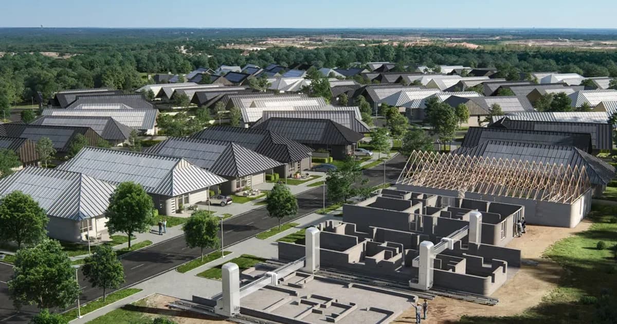 Bairro no Texas começa a ser construído só com casas impressas em 3D
