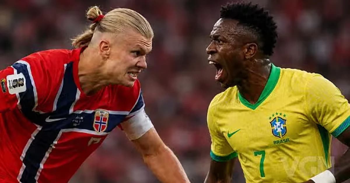 Brasil encara Noruega nas oitavas com dúvida no meio e Haaland como maior ameaça