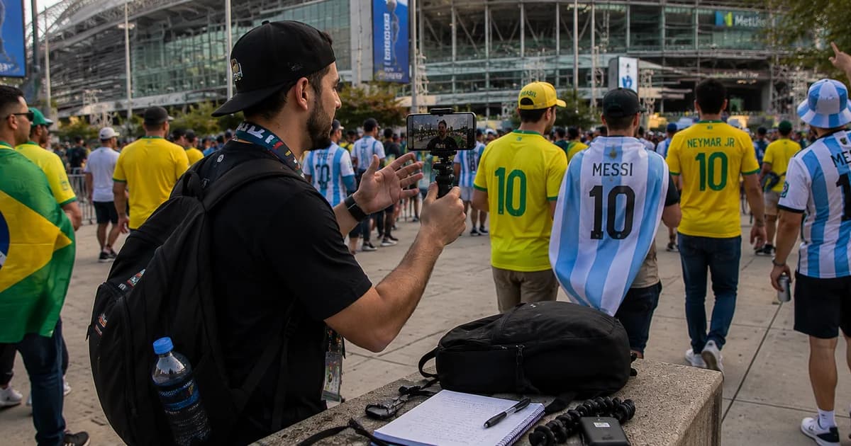 EUA alertam influenciadores na Copa: monetizar conteúdo com visto de turista pode levar à deportação