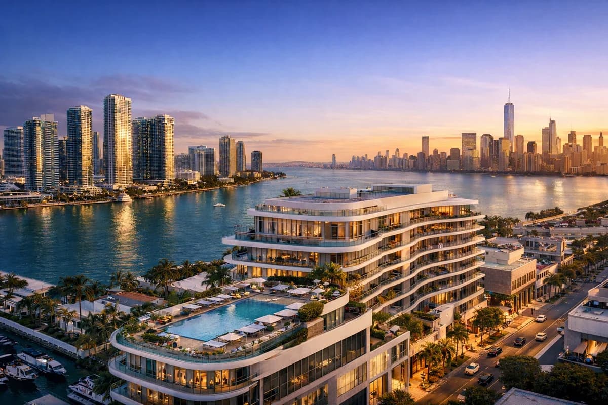 Miami supera Nova York como segunda moradia de ultrarricos e capital brasileiro impulsiona estreia da Kempinski nos EUA