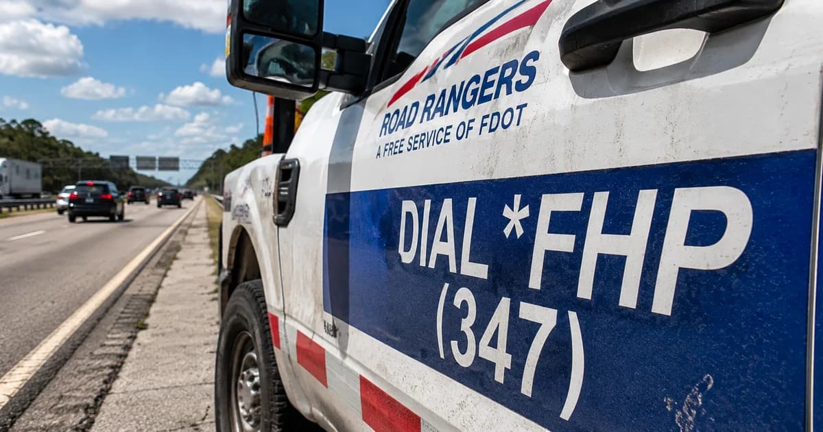 Ligação *347 vira atalho para pedir ajuda gratuita na estrada na Flórida