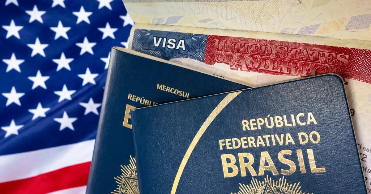 EUA mandam revisar vistos travados pela pausa que atingiu brasileiros