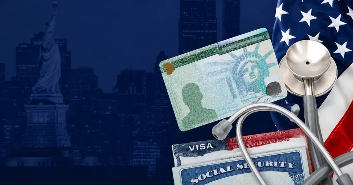 Plano de saúde entra na análise do green card? O que a regra de “public charge” realmente considera nos EUA