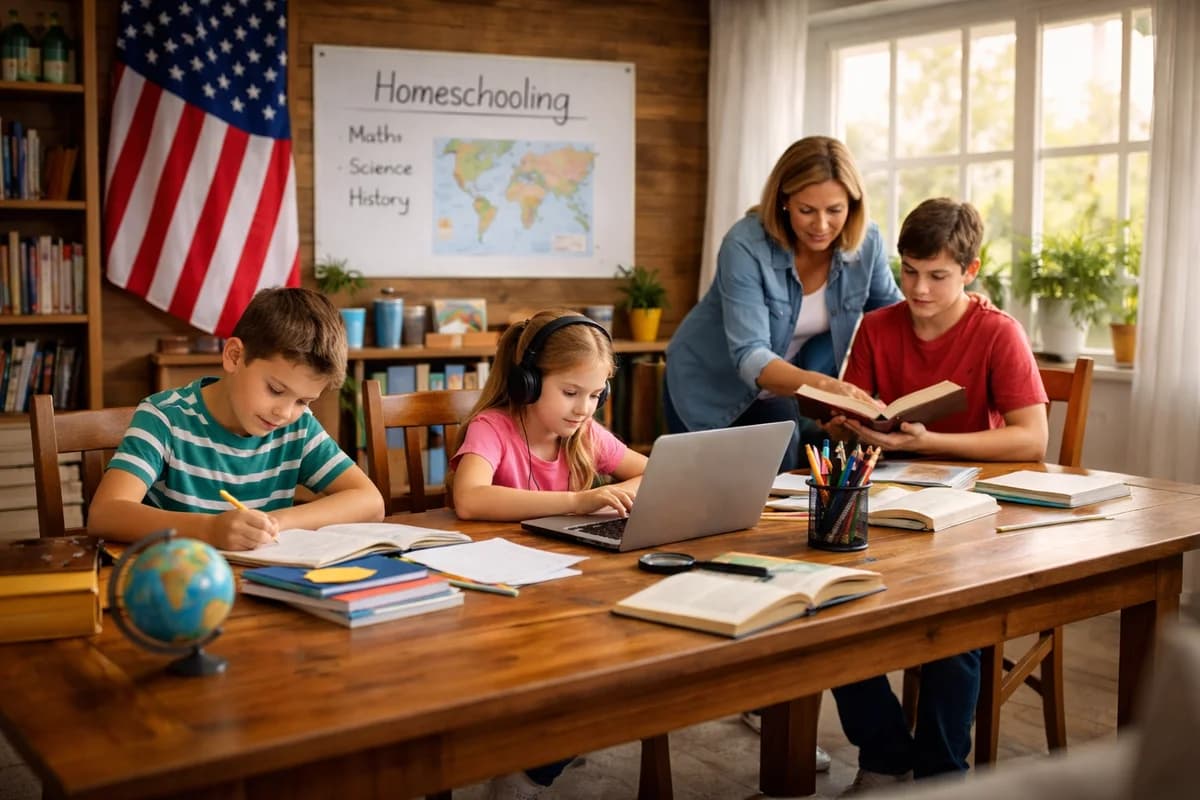 Ensino domiciliar ganha força nos Estados Unidos e deixa de ser alternativa marginal