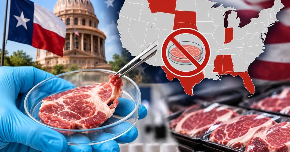 Texas proíbe venda de carne cultivada em células até 2027; Flórida mantém veto mais amplo