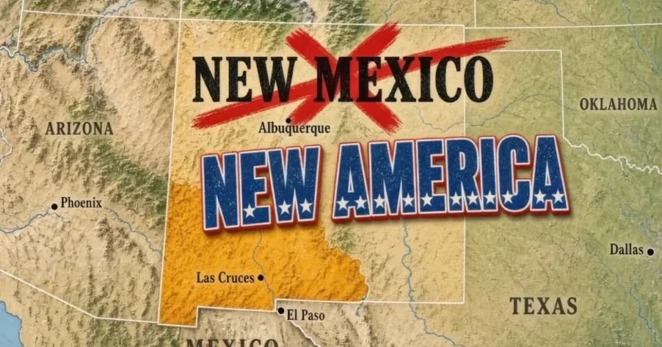Trump sugere trocar nome do Novo México por “New America”, mas não pode fazer mudança sozinho