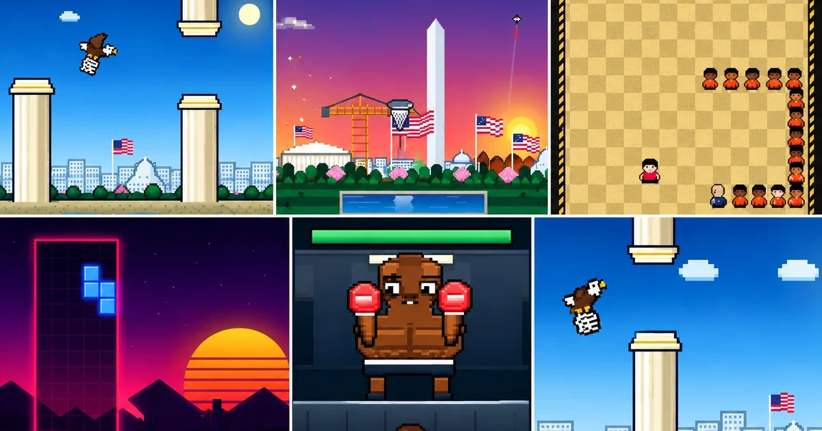 Casa Branca transforma deportações e muro da fronteira em jogos online