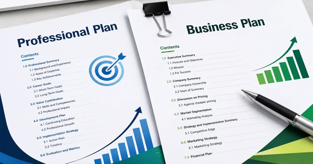 Business Plan x Professional Plan: o que diferencia os dois documentos e por que eles são importantes nos processos imigratórios dos EUA